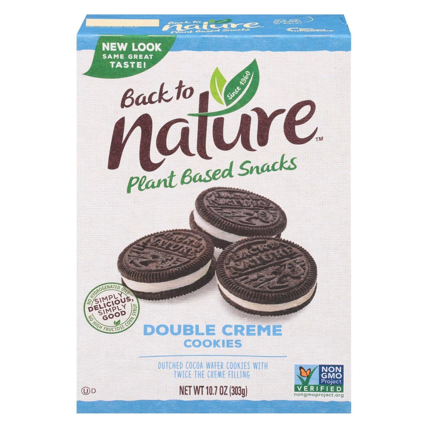 Back To Nature Cookies - Double Classic Creme - Case Of 6 - 10.7 Oz(D0102Hxxyva.)