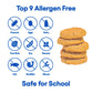 Partake Foods Gluten Free Ginger Snap Crunchy Cookies - Vegan - Free From the Top 9 Allergens Including Dairy, Wheat, Soy, Eggs,