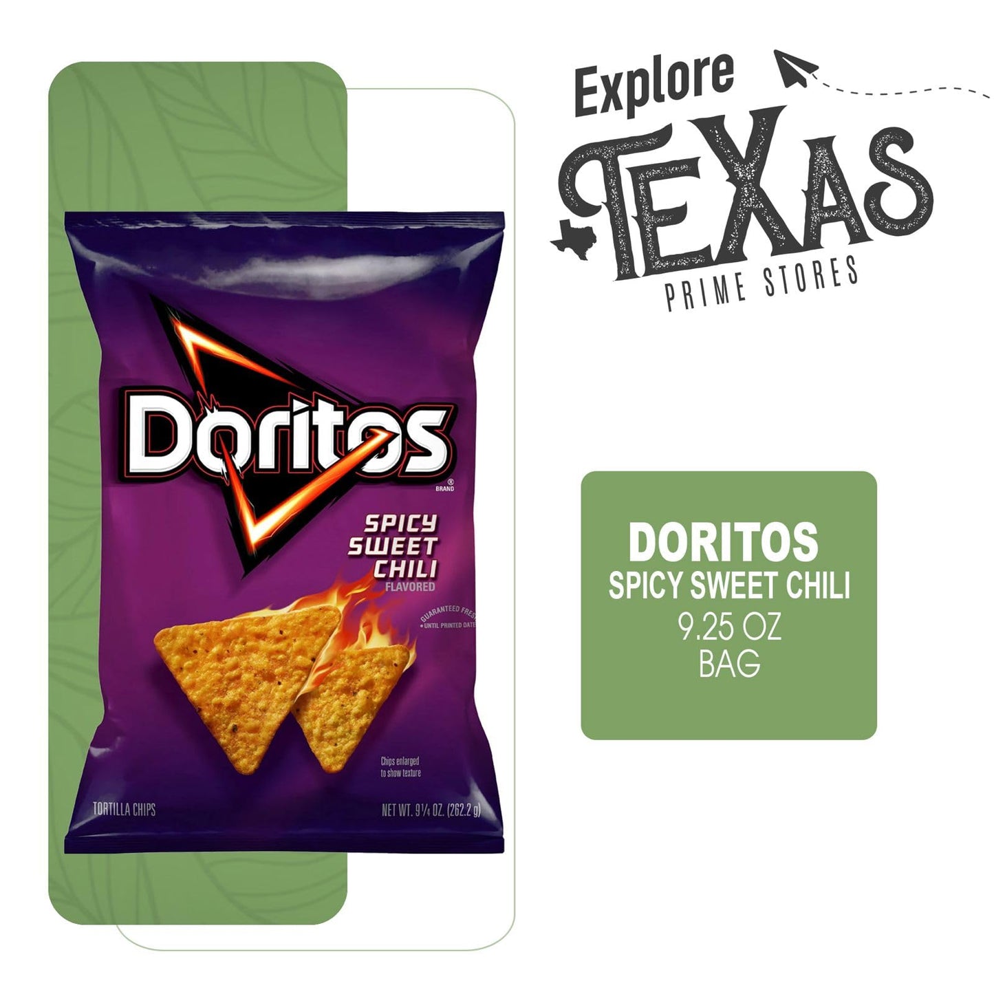 Doritos 6-Pack Of Spicy Sweet Chili Flavored Tortilla Snack Chips 9.25 Oz Bag + 1 Freebie By Lavinia Essentials Brand
