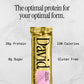 David High Protein Bars - Sugar Free, Low Carb, 28g Protein, 150 Calories, Cake Batter Flavor, Pack of 12, Light Brown