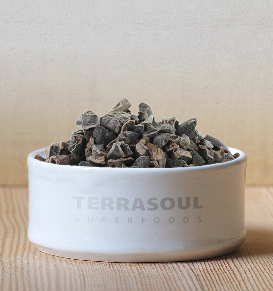 Terrasoul Superfoods Raw Organic Cacao Nibs, Keto Vegan, 5 Lbs (Pack of 5)
