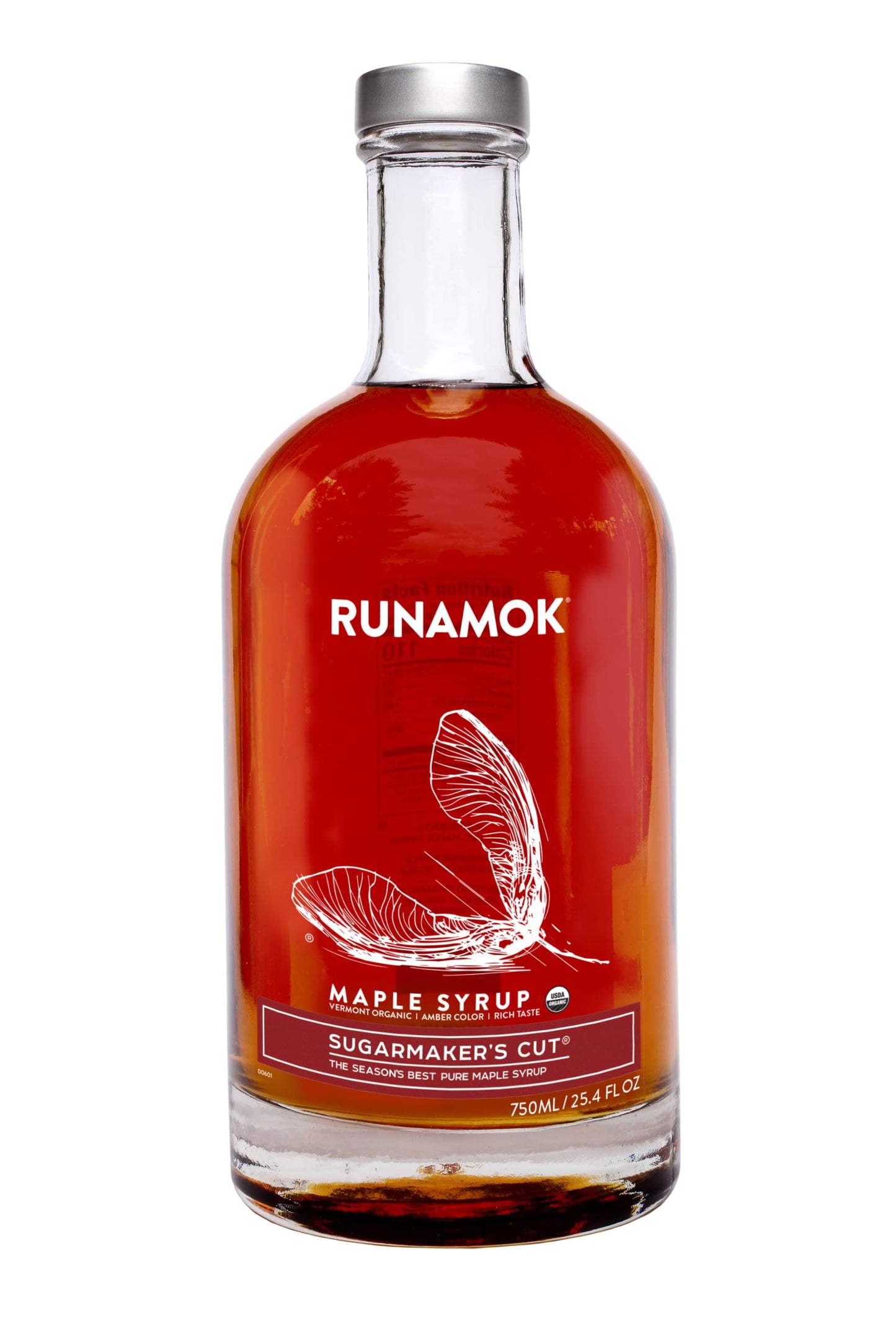 Runamok Maple Syrup - Traditional Grade A, Amber Color, Rich Taste, 25.36 Fl Oz (750mL)