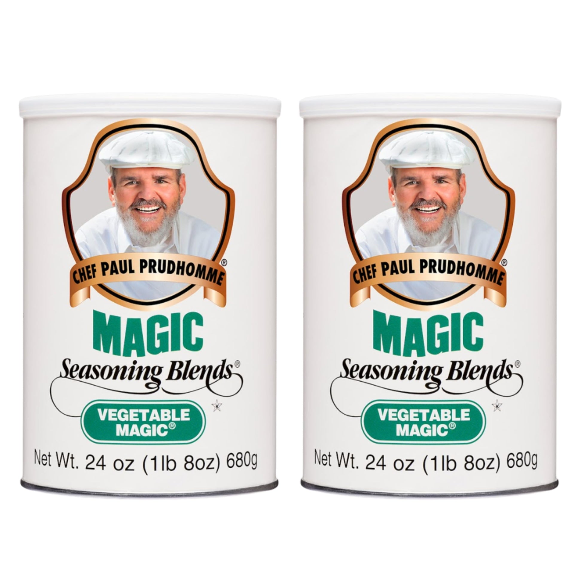 Chef Paul Magic Seasonings Blends Vegetable Magic Seasoning | No Msg & Preservatives | Kosher  Halal Certified | Perfect For Vegetable  Eggs & More | All-Purpose Vegetable Seasoning | 24 Oz (Pack Of 2)