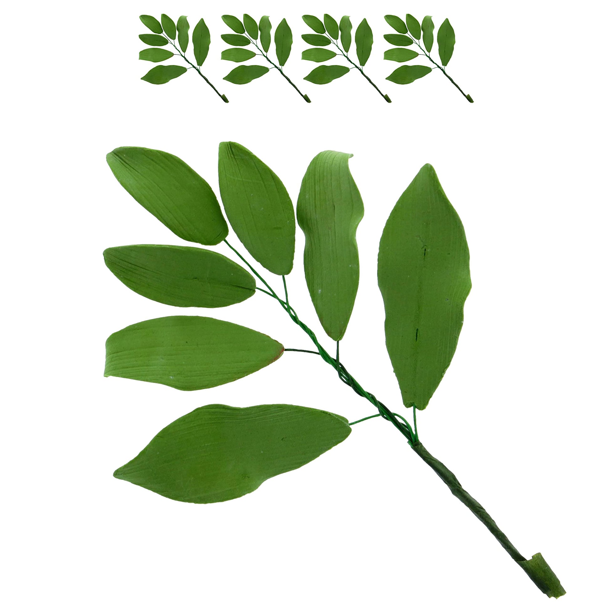 Global Sugar Art Alstroemeria Leaf Sugar Cake Flower Sprays, 4 Count by Chef Alan Tetreault