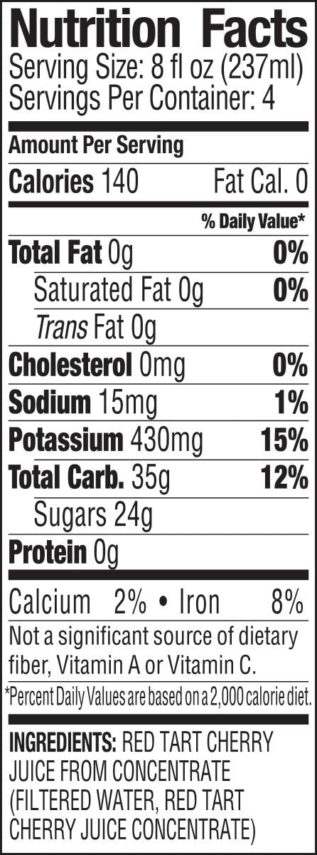 Langers Juice 100% All Tart Cherry, 32 Fluid Ounce (Pack Of 6)