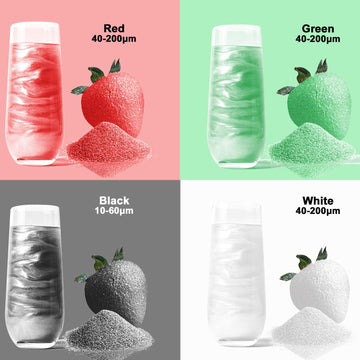 Edible Glitter Spray - 4 Color Edible Glitter for Cocktails, Food Grade Luster Dust Edible, Cake Decorating Shimmering Glitter,