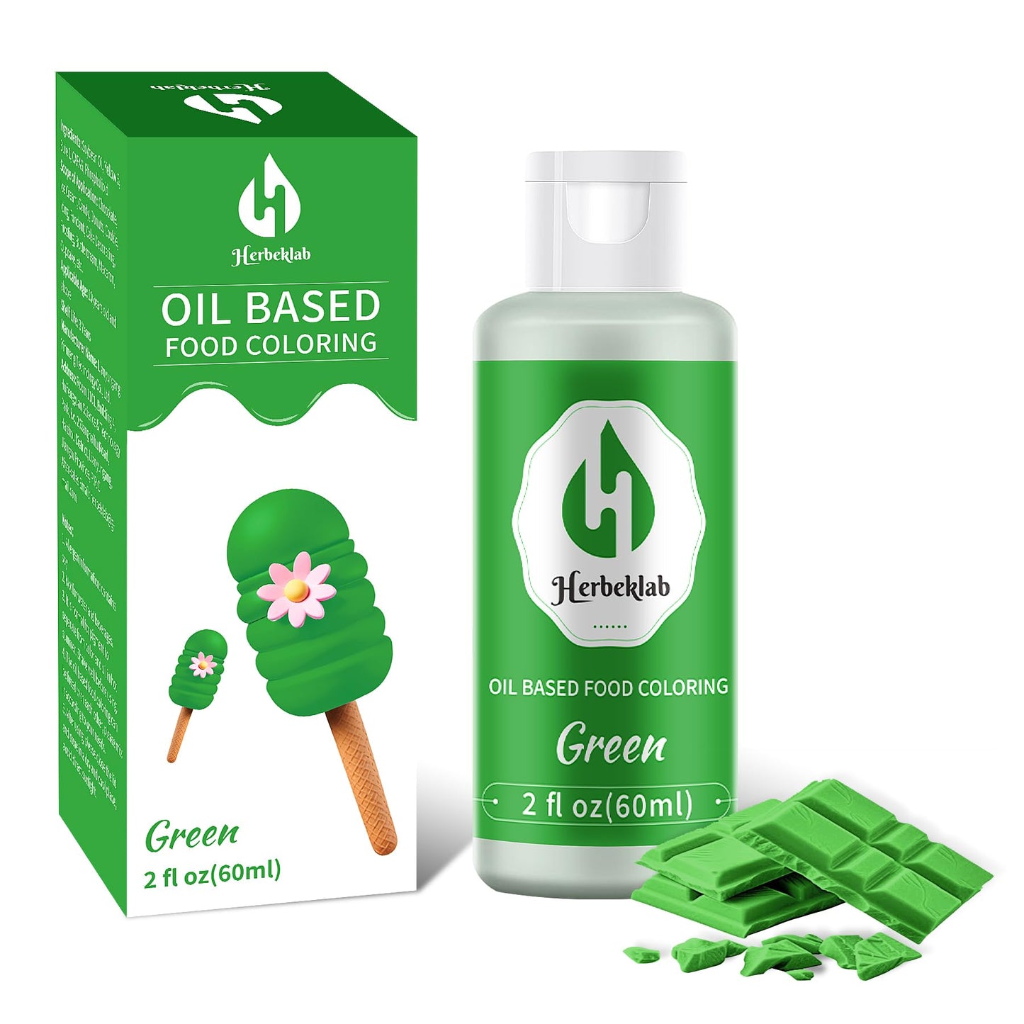 Green Oil Based Food Coloring For Chocolate 2 Fl Oz Professional Concentrated Green Oil Food Dye For Melting Chocolate Candy Mel