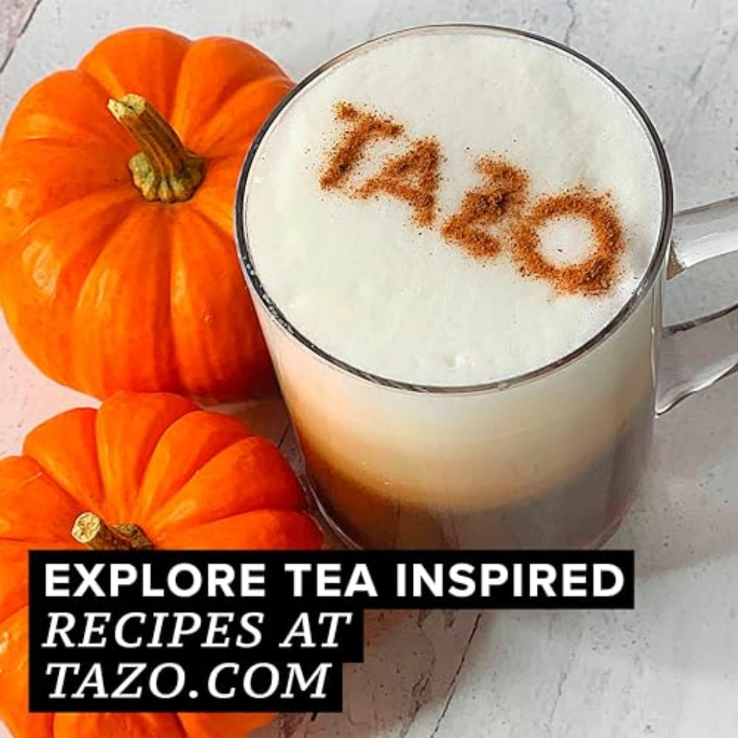 TAZO Pumpkin Spice Chai Tea Bags, Black Tea, 20 Count (Pack of 6)