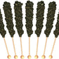 Buffalo Bills Black Cherry (Black) Rock Candy On A Stick (12-Ct Cup Black Rock Candy Crystal Sticks)