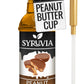 Syruvia Peanut Butter Cup Syrup - Peanut Butter Cup Coffee Syrup Flavor, 25.4 fl oz, Kosher, Gluten Free, Perfect for Coffee, Dr
