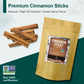 Soeos Cinnamon Sticks Bulk + Star Anise Whole + Whole Cloves Bulk, 4oz Each, All Natural, No Preservative, Spice Sets, Starter S