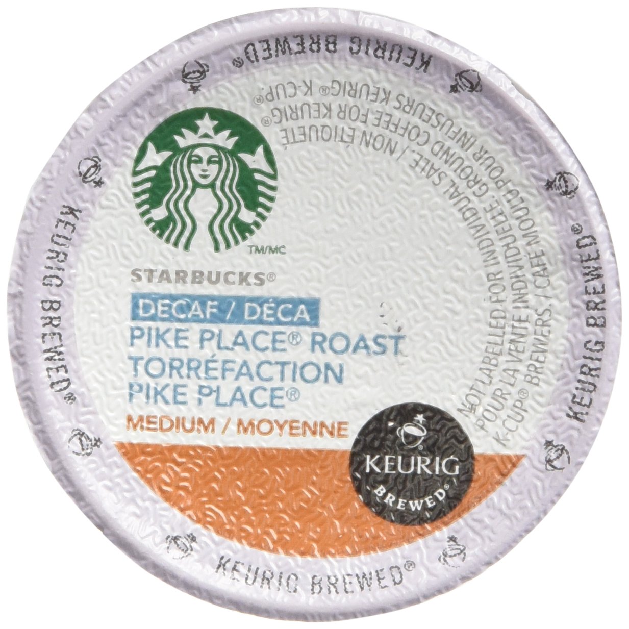Starbucks Decaf Pike Place Roast K-Cups, 48 Count, 1 Pack, Model SYNCHKG047874