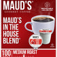 Maud'S Medium Roast Coffee Pods, 100 Ct | In The House Blend | 100% Arabica Medium Roast Coffee | Solar Energy Produced Recyclab
