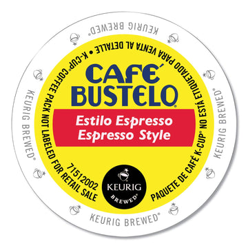 Cafe Bustelo Espresso Style K-Cup Pods for Keurig, 96 Count, Pack of 1