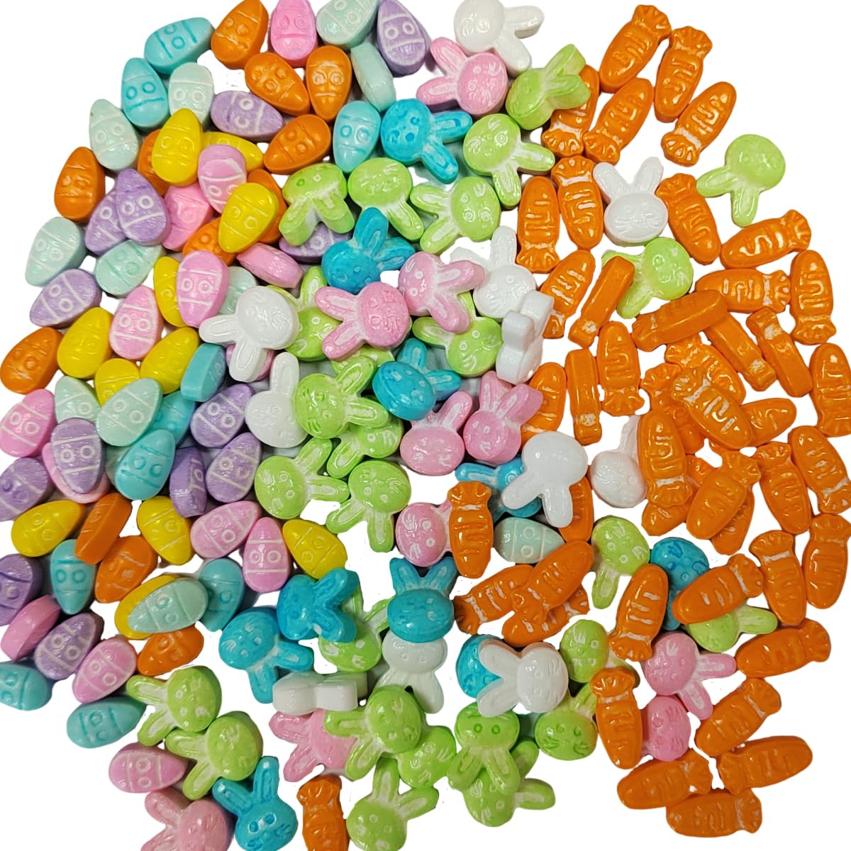 Ephvodi Easter Edible Sprinkles Mix, Spring Bunny Carrots Chick And Butterfly For Cake Decorations, Baking, Cookies, Ice Cream,