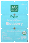 365 Everyday Value OG Blueberry Whole Milk Yogurt, 24 oz