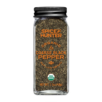 Spice Hunter Black Pepper, Coarse Ground, Organic, 1.7 Ounce (Pack Of 6)
