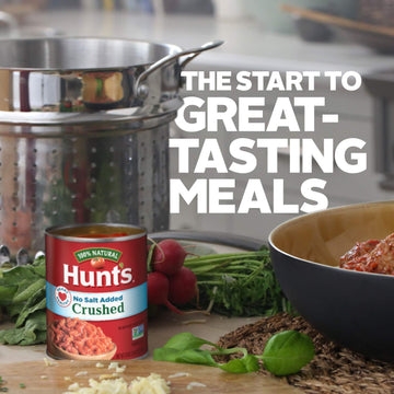 Hunt'S Crushed Tomatoes No Salt Added, Keto Friendly, 28 Oz