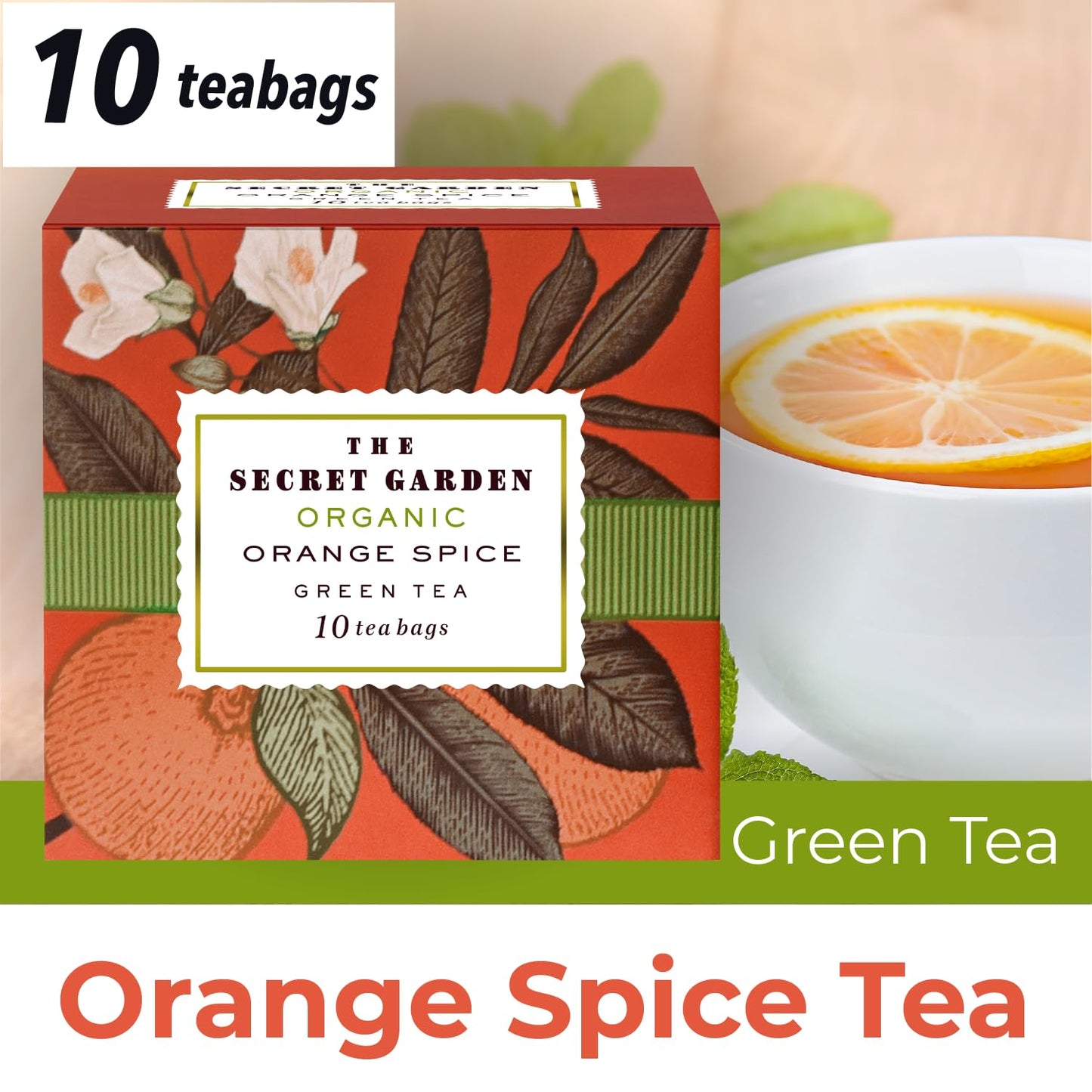 Elephant Park Premium Organic Holiday Tea Bag Sampler Gift Box - 90 Bags, 9 Exotic Herbal Flavors, Mixed Colors