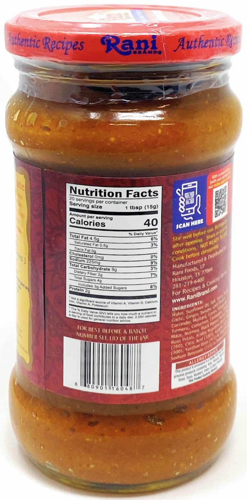 Rani Kashmiri Masala Curry Paste 10.5Oz (300G) Glass Jar, Pack Of 5+1 Free ~ All Natural | Non-Gmo | Vegan | Gluten Free | India