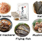 UMAMI DASHI Golden soup stock 0.3 oz (18 pcs). The raw materials are AGO (flying fish), KATSUO(dried bonito), SABA(dried mackere
