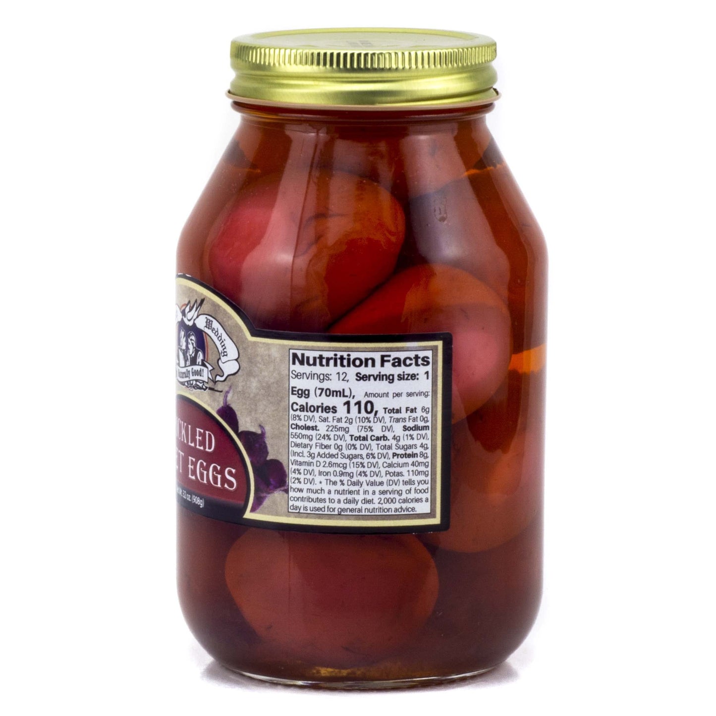 Amish Wedding Pickled Beet Eggs 32Oz (Pack Of 2)