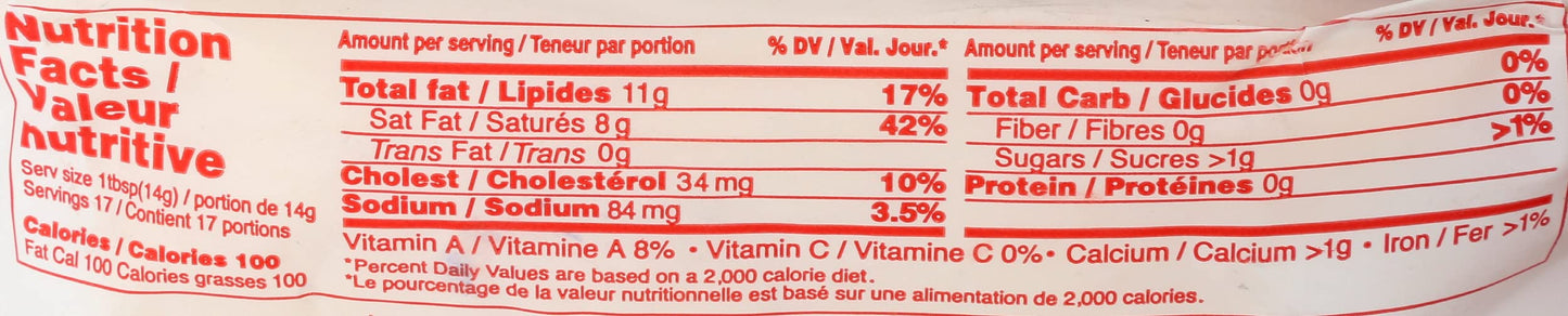 Les Pres Sales Sea Salt Camargue Butter, 8.8 Oz
