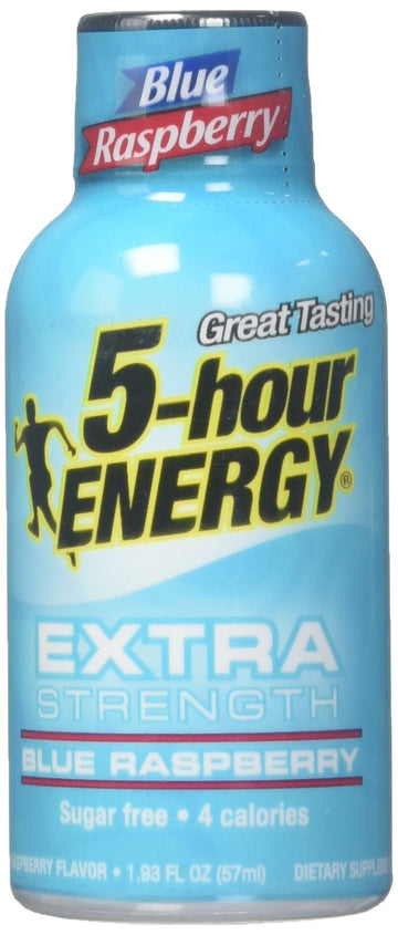 5 Hour Energy Extra Strength Blue Raspberry - Pack Of 6