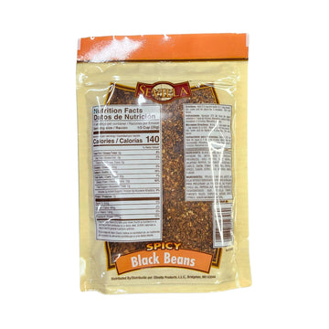 Generic Dehydrated Redfried Beans, 8 oz (Pack of 4), Fast Cooking, Spicy Black Beans