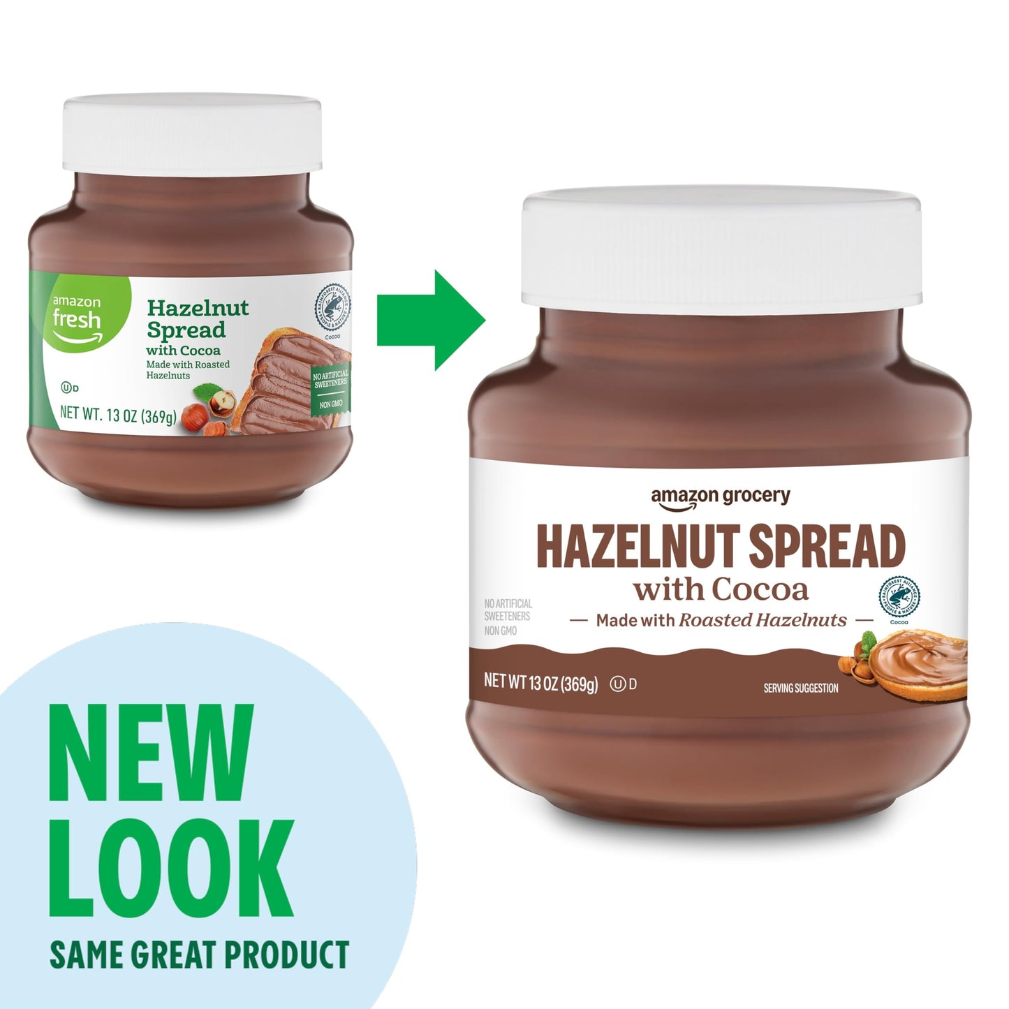 large online retailer Grocery Hazelnut Spread with Cocoa, 13 Oz, Pack of 1