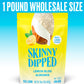 SkinnyDipped Lemon Bliss Almonds, Healthy Snack, Plant Protein, Gluten Free, 1lb Bulk Bag