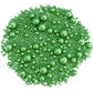 Edible Pearl Sugar Sprinkles Christmas Green Candy Mixing Size Baking Edible Cake Decorations Cupcake Toppers Cookie Decorating