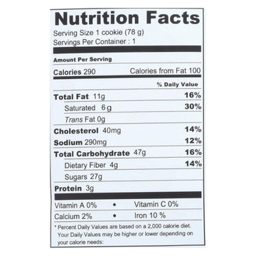 Wow Baking Cookie, Oregon Oatmeal, 2.75 Ounce