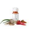 TRUFF White Truffle Hot Sauce 4-Pack Mini Set, Portable Travel Bottles, White Truffle and Red Chili Peppers with Coriander, Gift