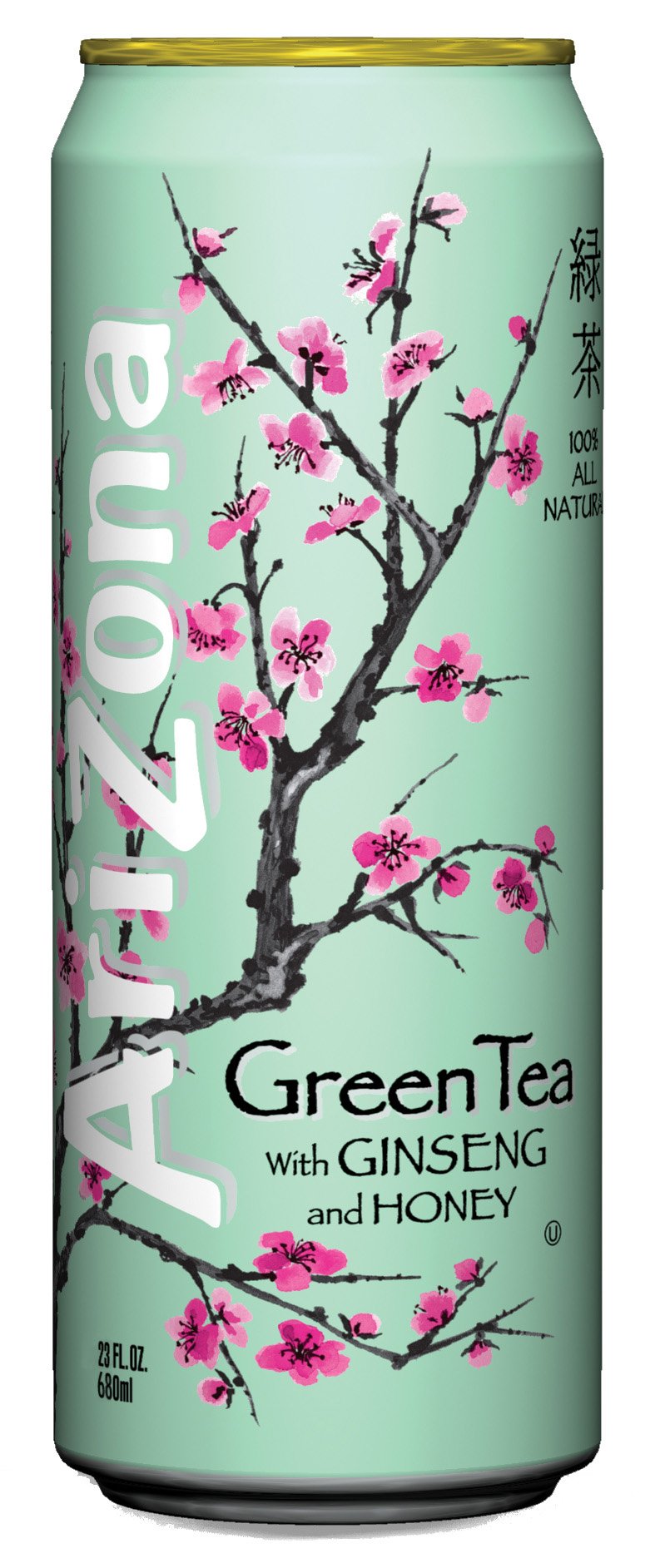 Arizona Green Tea, 23-Ounce (Pack of 24)
