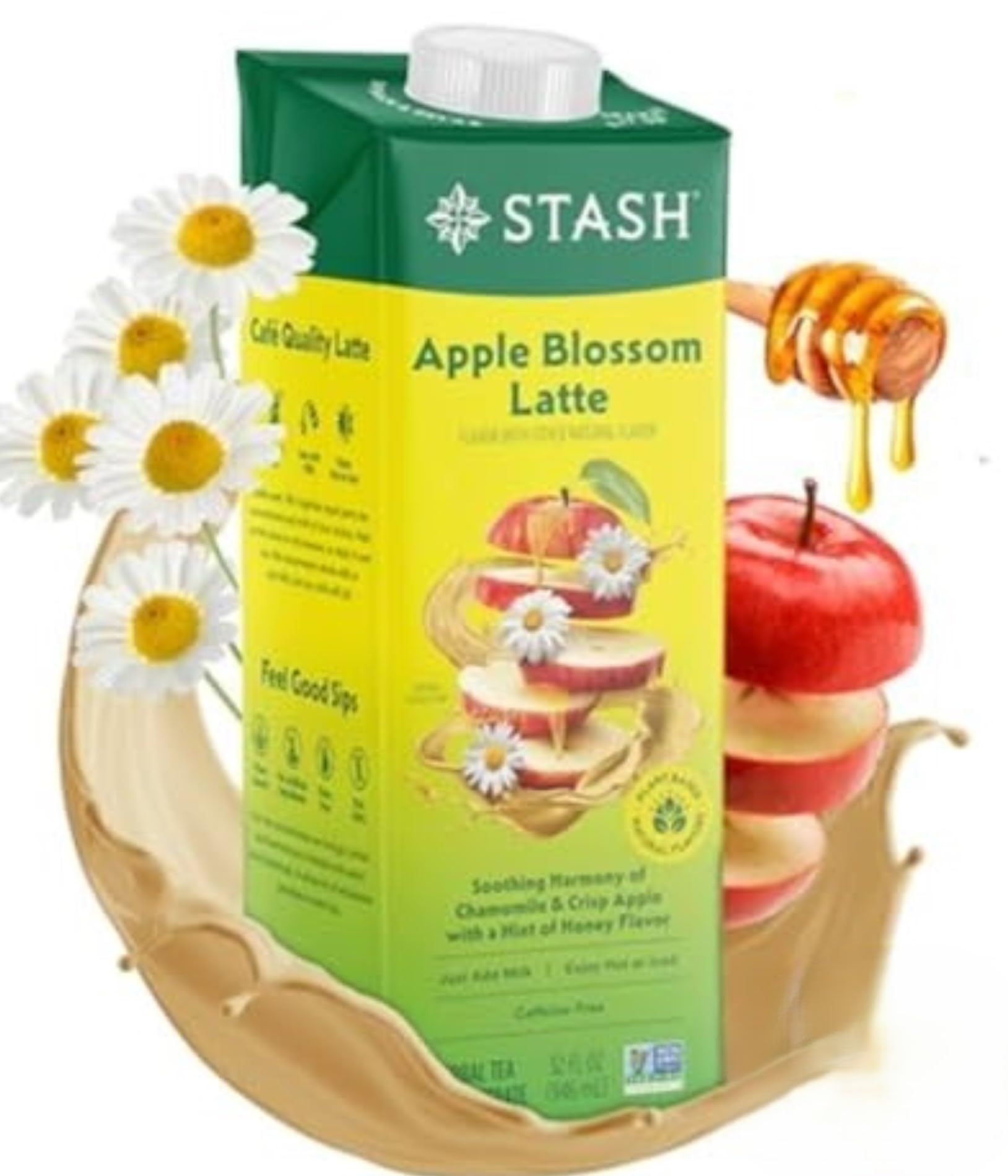 Stash Apple Blossom Latte Concentrate - Dairy-Free Caffeinated Beverage - 32 Fl Oz