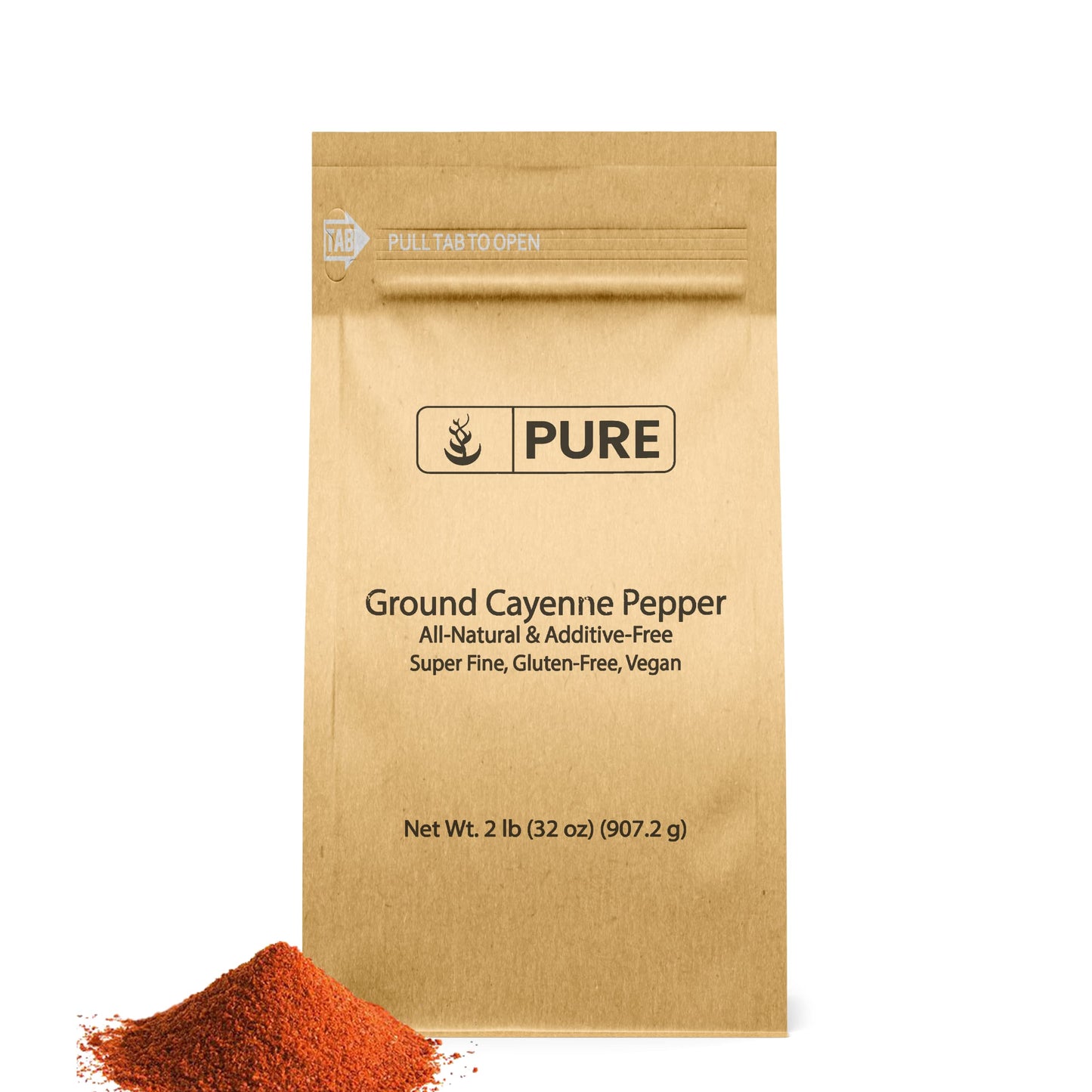 Pure Original Ingredients Ground Cayenne Pepper (2 Lb), Spicy Flavor, Sauces, Dry Rubs, Used In Hot Sauces