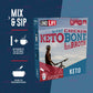 LonoLife Keto Chicken Bone Broth Powder Mix | 10g Protein | Collagen-Rich, Keto & Paleo Friendly | Natural Ingredients | 10 Port
