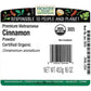 Frontier Co-Op Cinnamon Ground Vietnamese Premium Certified Organic Kosher Non-Irradiated  1 Lb. Bulk Bag  Cinnamomum Aromaticum