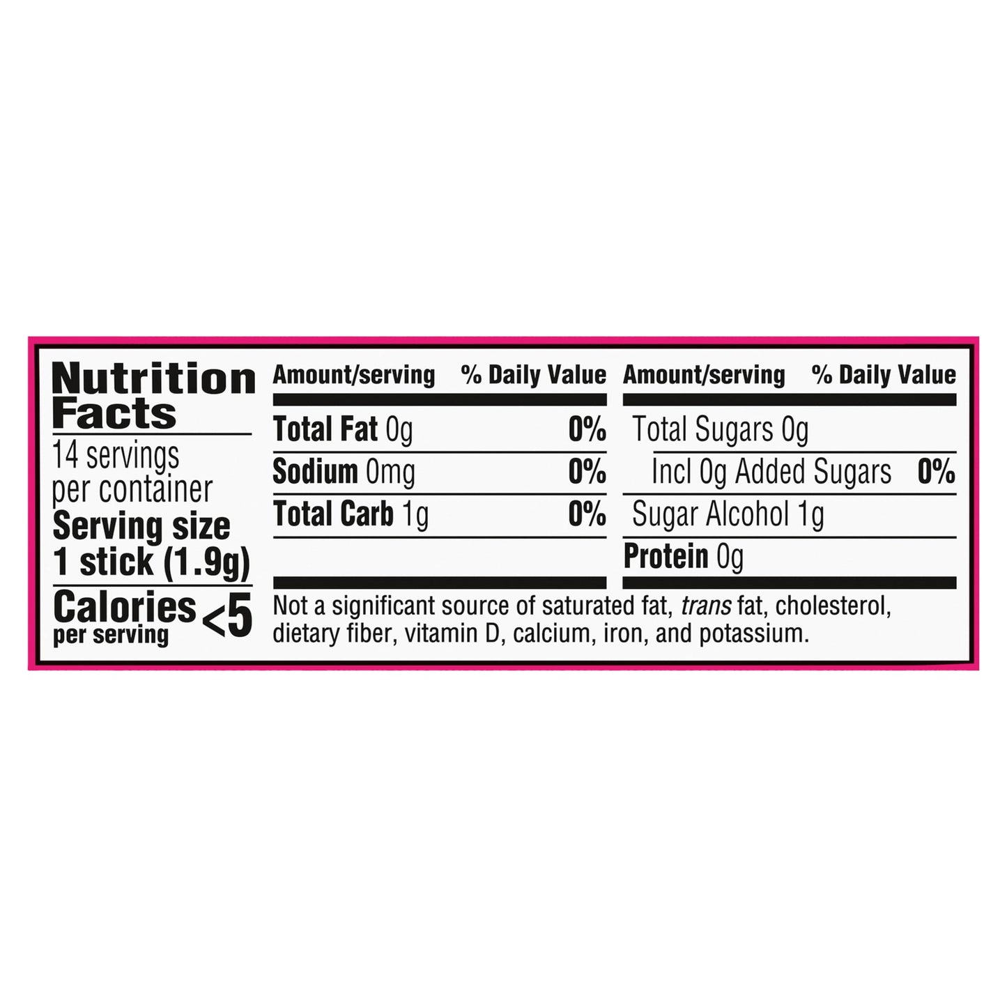 Trident Bubblegum Sugar-Free Chewing Gum, 12 Packs Of 14 Pieces (168 Total Pieces)