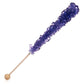 Purple Rock Candy Crystal Sticks - Grape Flavored - 12 Indiv. Wrapped