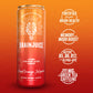 BrainJuice Brain Health Support Drink, Vegan, Gluten Free, Blood Orange Jalapeno, 12 Oz Can, 6 Pack
