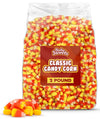 Bulk Candy Corn Candy 2 Pound Bag - Classic Sweet Chewy Tri-Color Autumn  for Halloween Parties  Buffets  Fall Events & Decoration