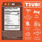 Tsubi Soup Freeze-Dried Japanese Miso Soup Packets, Vegan, Gluten-Free, Spicy Mushroom, 4 Packs, Instant, Easy Mix
