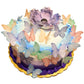 Edible Butterflies For Cake Decorating Set Of 24-2'' Big Size Cake And Cupcake Toppers, Butterfly Cake Toppers