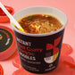 Hethstia Konjac Noodles Red Curry Cup - 6 Pack Low Carb Shirataki Angel Hair Pasta, Instant Shirataki Noodle Spicy Red Curry Bro