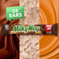 Milky Way Milk Chocolate Sharing Size Candy Bars 3.63 Ounce (Pack of 24)