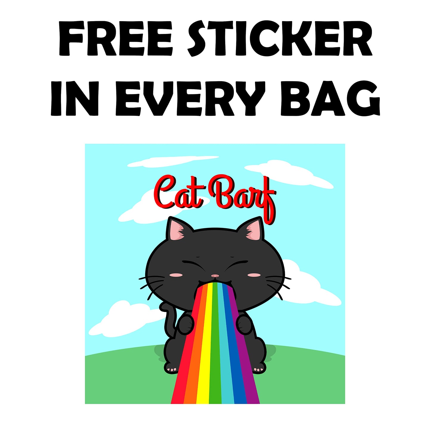 Cat Barf Rainbow Licorice Laces Rainbow Laces Fruity Candy Strings Funny Unique Valentine'S Day Gag Gift For Teens, Girls, Boys And Kids