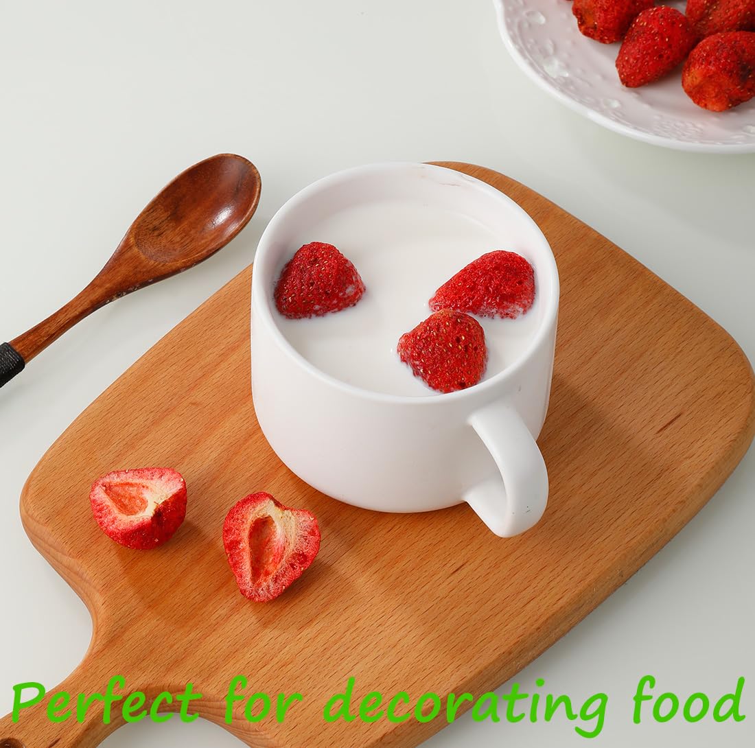 Premium Freeze Dried Strawberries 4 Oz/114g,Whole Big Frozen Dried strawberry,100% Natural,No Additives .