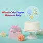 Pooh Cake Topper Acrylic Cute Winnie Cake Topper For Birthday Party Cake Decorations Baby Shower Decorations Perfect Addition Fo